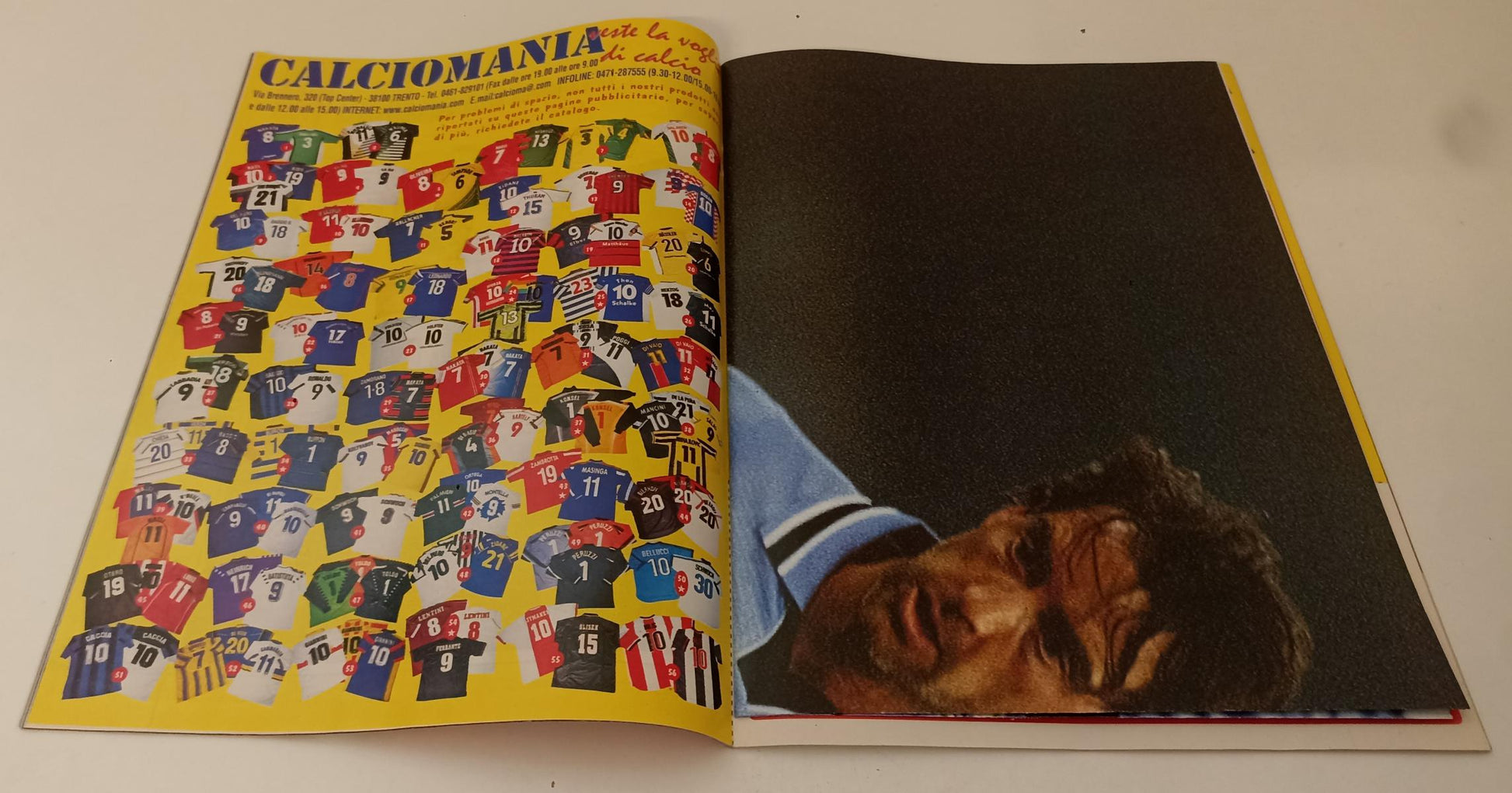 LC- RIVISTA GUERIN SPORTIVO N.24 1999 POSTER STORY ROBERTO MANCINI - RVSa205