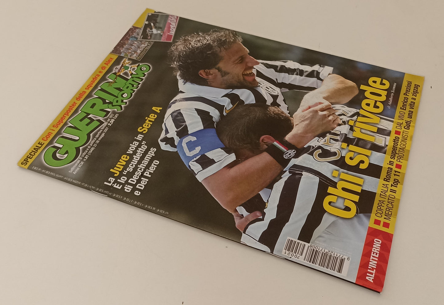 LC- RIVISTA GUERIN SPORTIVO N.21 2007 POSTER JUVENTUS DEL PIERO - S - RVSa158