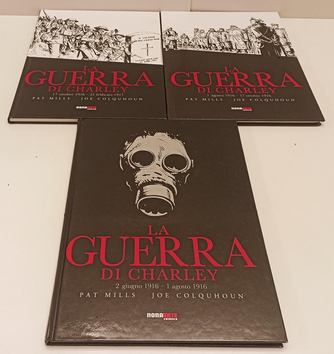 FV- LA GUERRA DI CHARLEY VOLUMI 1/3- PAT MILLS JOE COLQUHOUN- NONA ARTE-- C- B24