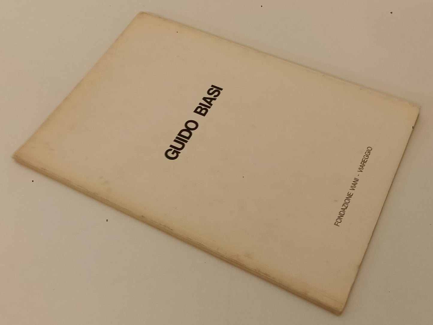 LT- GUIDO BIASI OPERE -- FONDAZIONE VIANI VIAREGGIO --- 1976- B- XFS162