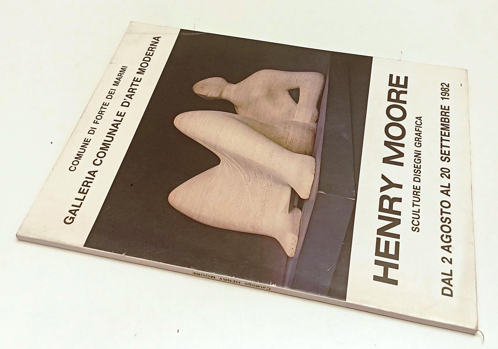LT- HENRY MOORE SCULTURE DISEGNI GRAFICA- COMUNE FORTE DEI MARMI- 1992- B-XFS190