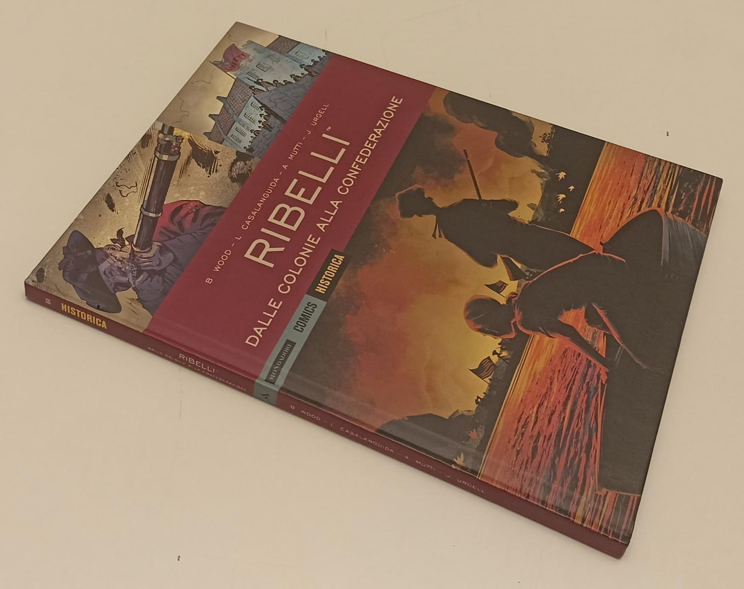 FV- HISTORICA N.84 RIBELLI DALLE COLONIE CONFEDERAZIONE- MONDADORI COMICS- C-B24