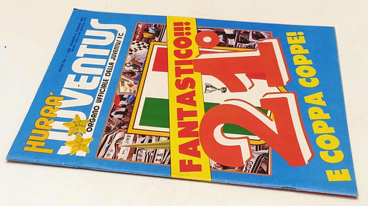 LR- HURRA' JUVENTUS N.6 1984 FANTASTICO 21° SCUDETTO COPPA DELLE COPPE - RVSa342