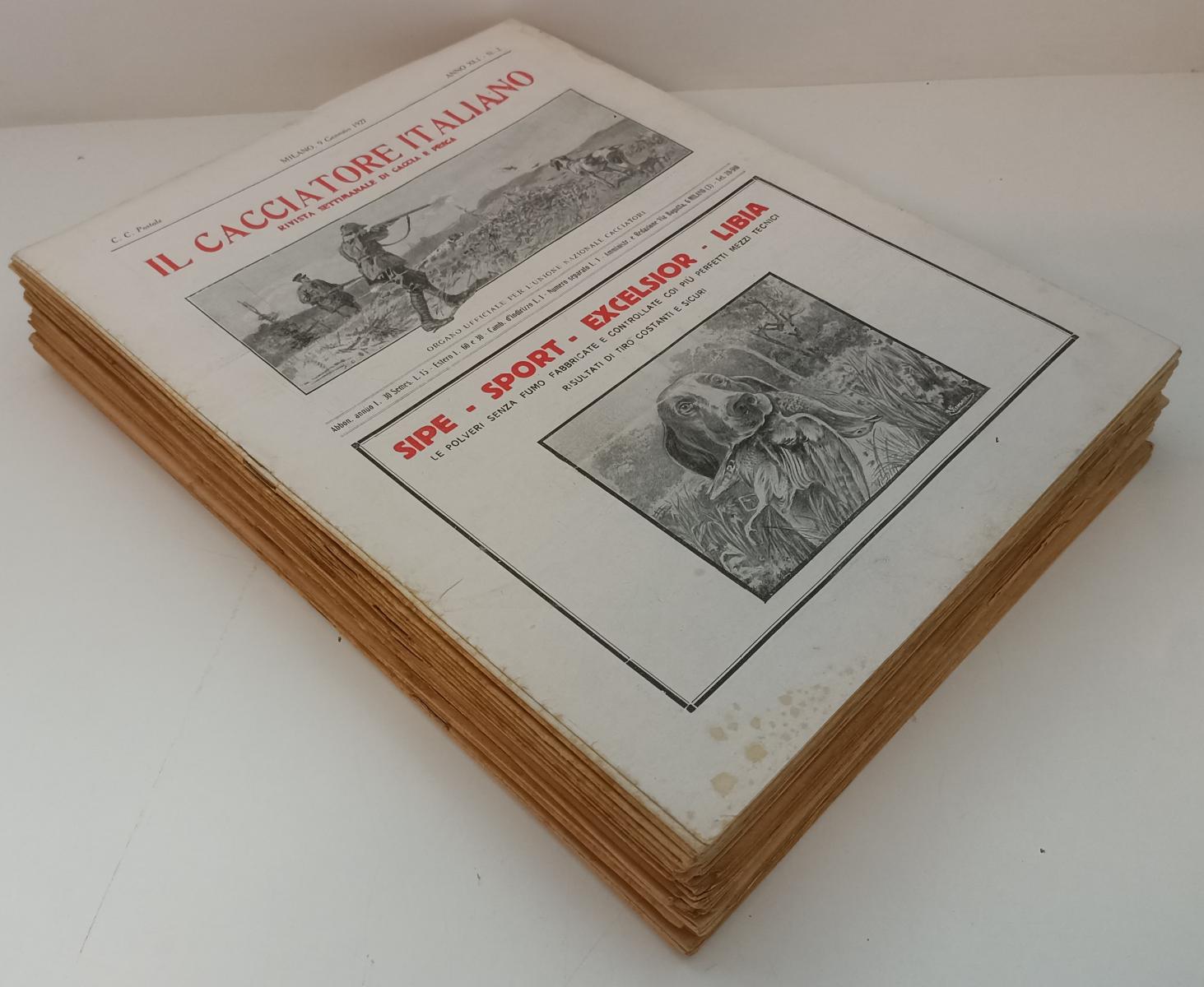 LR- RIVISTA IL CACCIATORE ITALIANO ANNATA 1927 QCOMPLETA ----- 1927 - S - XFS154