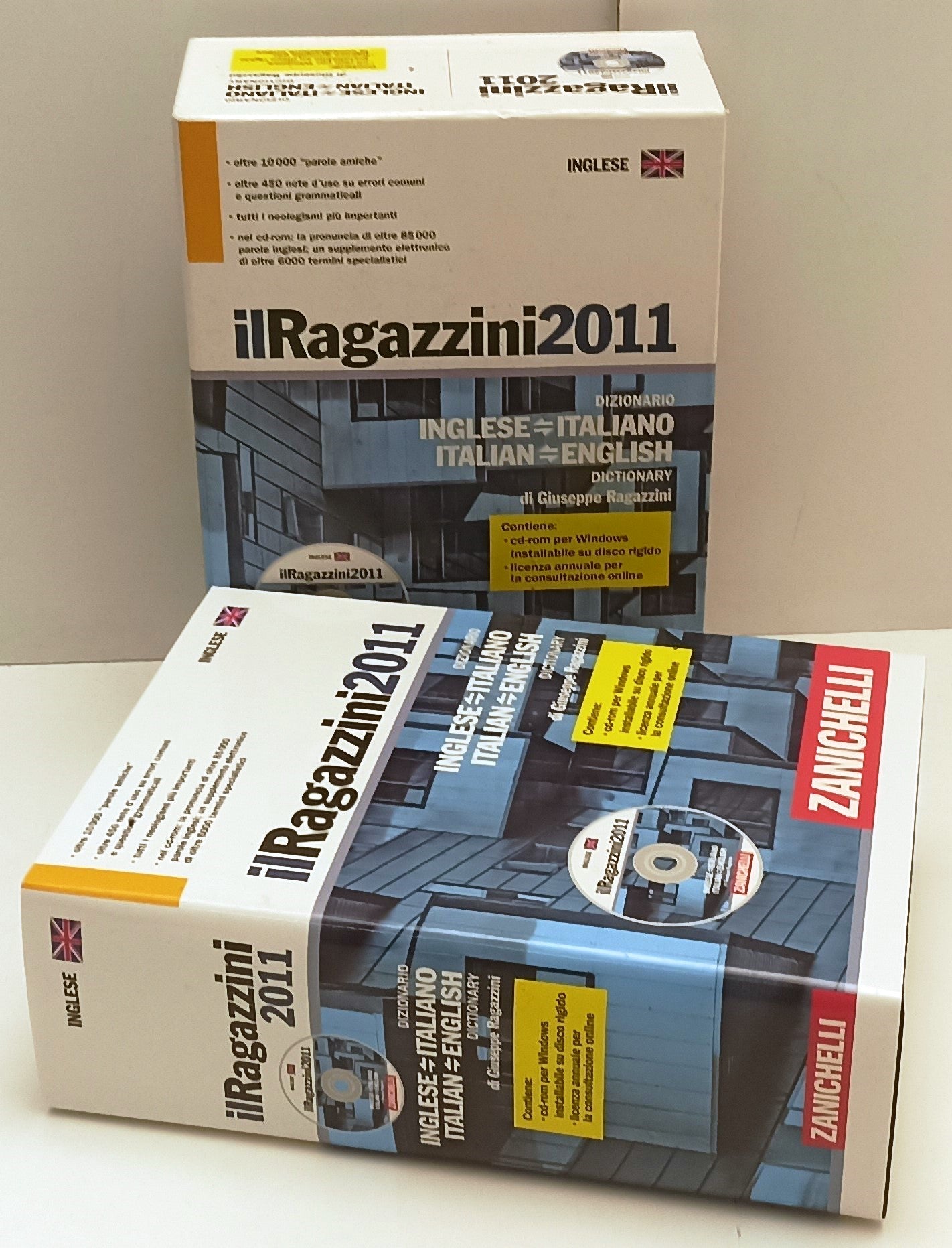 LZ- DIZIONARIO INGLESE ITALIANO IL RAGAZZINI 2011 CON CD- ZANICHELLI- CS- ZFS172