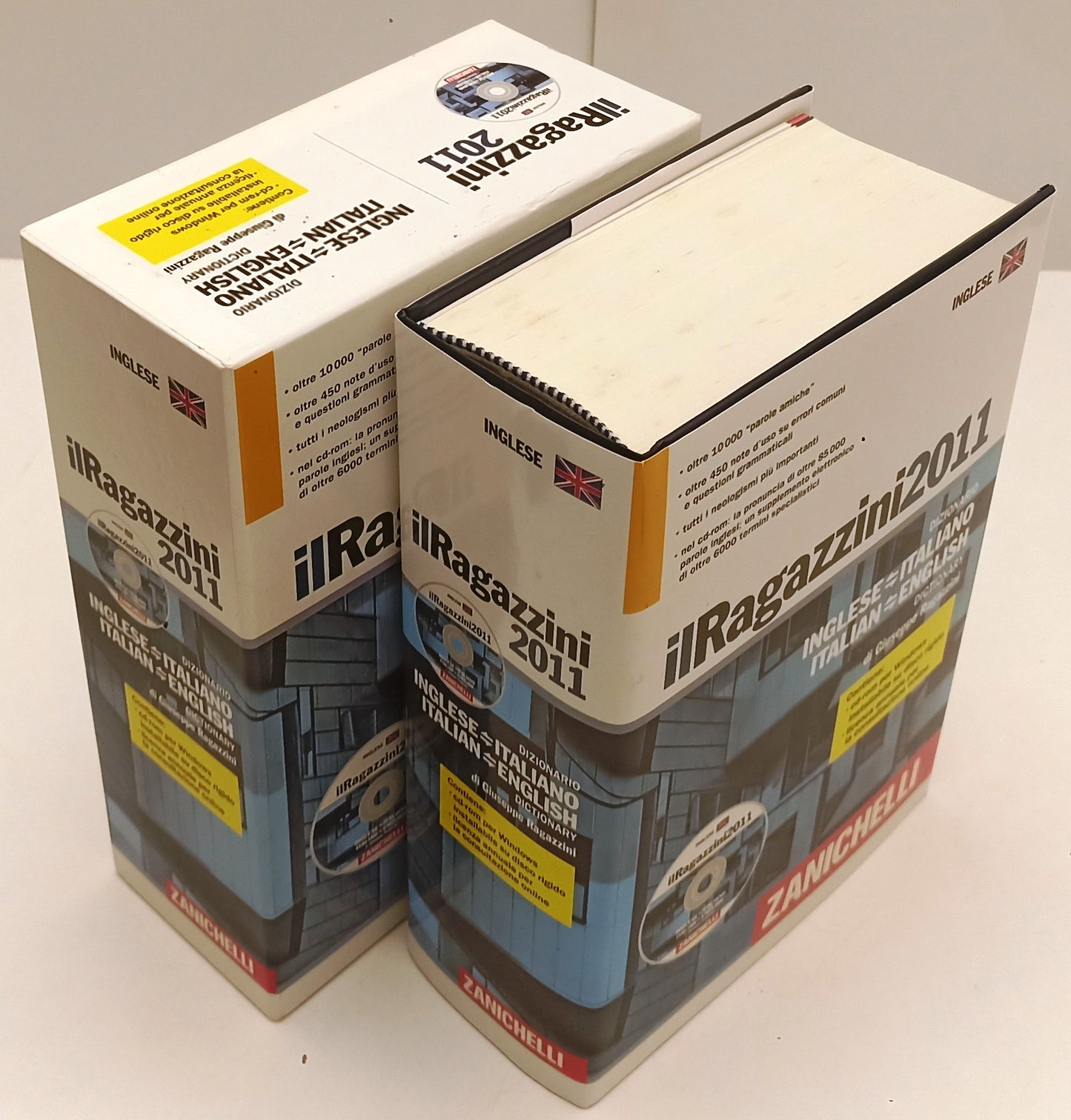 LZ- DIZIONARIO INGLESE ITALIANO IL RAGAZZINI 2011 CON CD- ZANICHELLI- CS- ZFS172