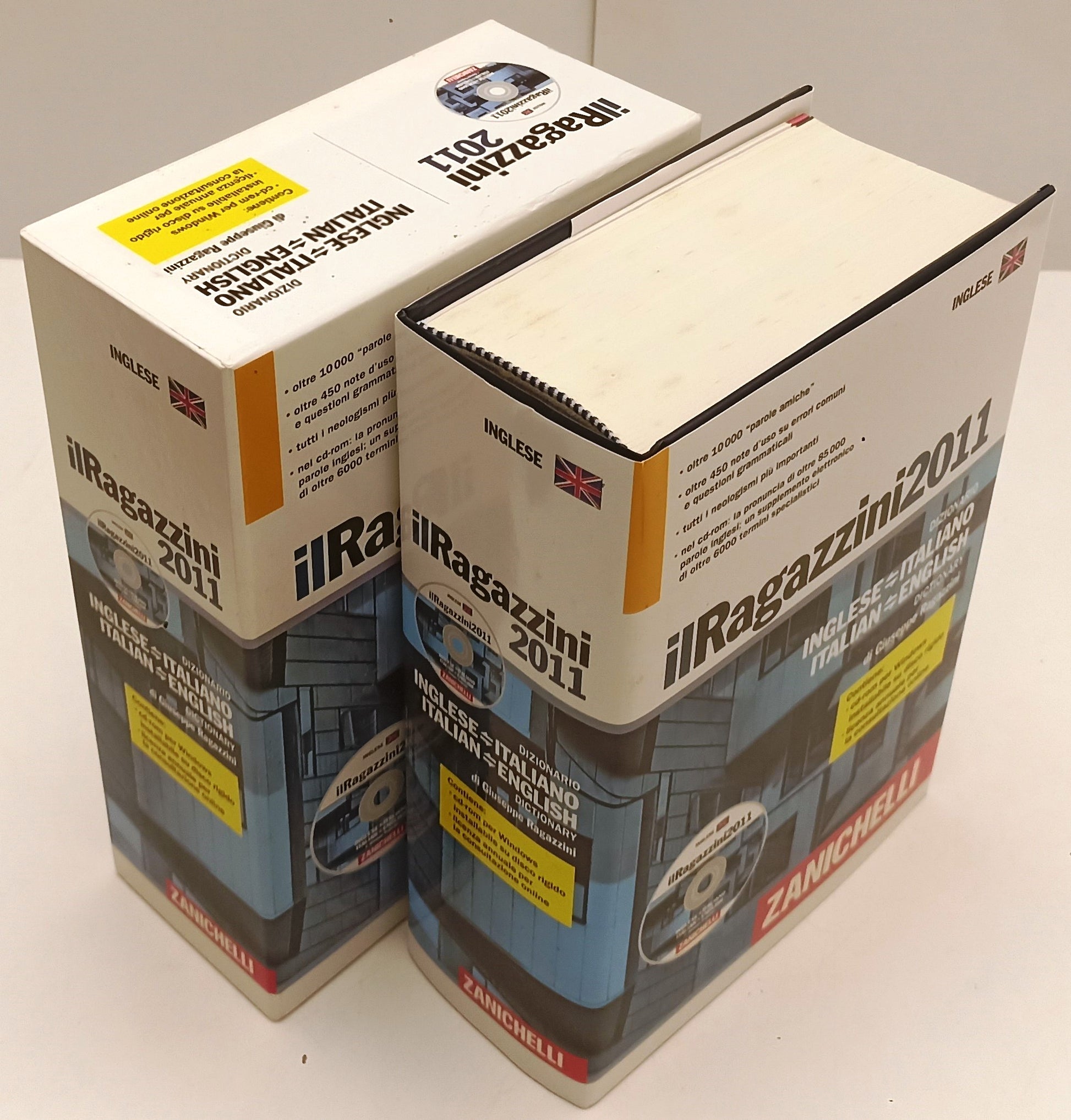 LZ- DIZIONARIO INGLESE ITALIANO IL RAGAZZINI 2011 CON CD- ZANICHELLI- CS- ZFS172