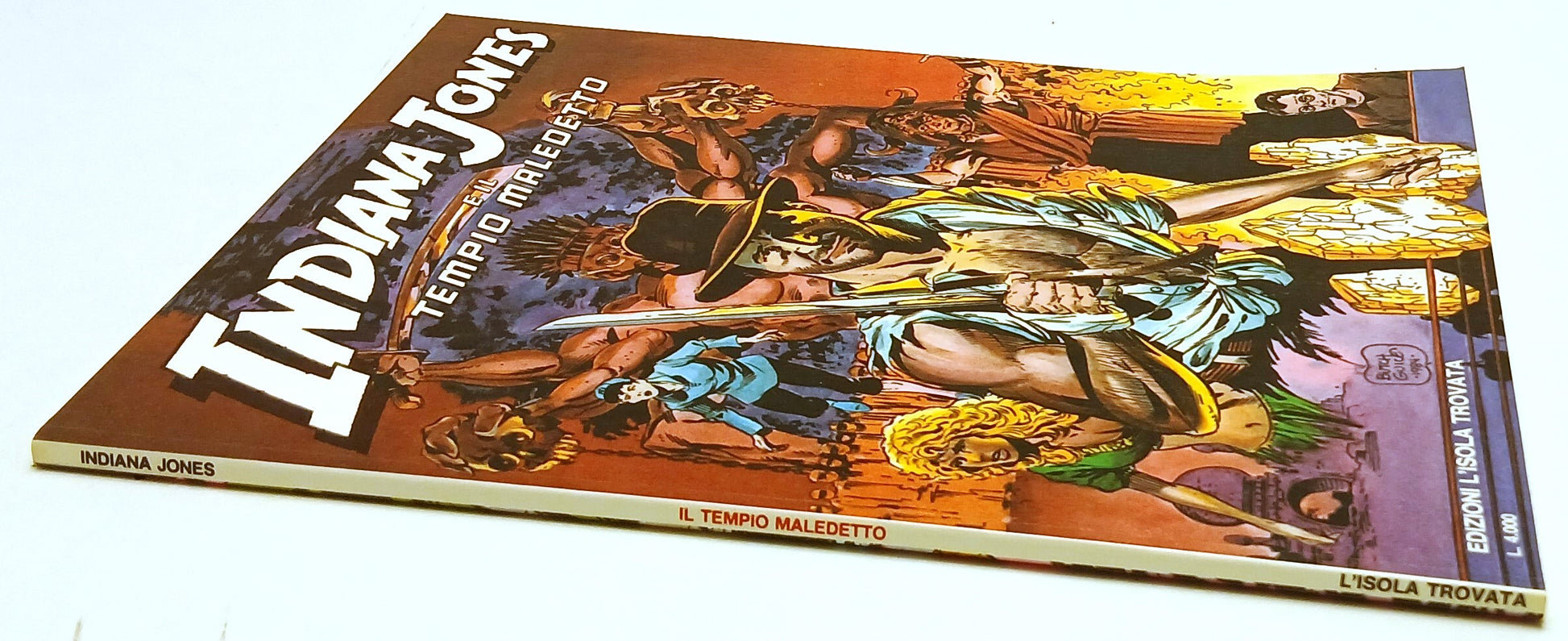 FZ- INDIANA JONES E IL TEMPIO MALEDETTO -- L'ISOLA TROVATA - 1984 - B - H25