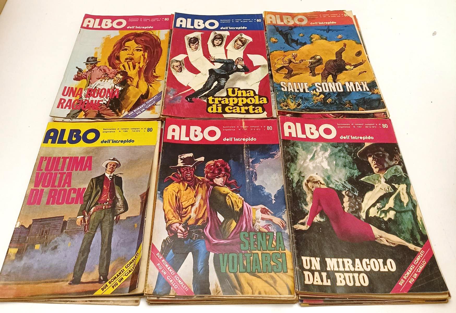 FZ- LOTTO ALBO DELL'INTREPIDO 1972 46 NUMERI -- UNIVERSO -- S - N24