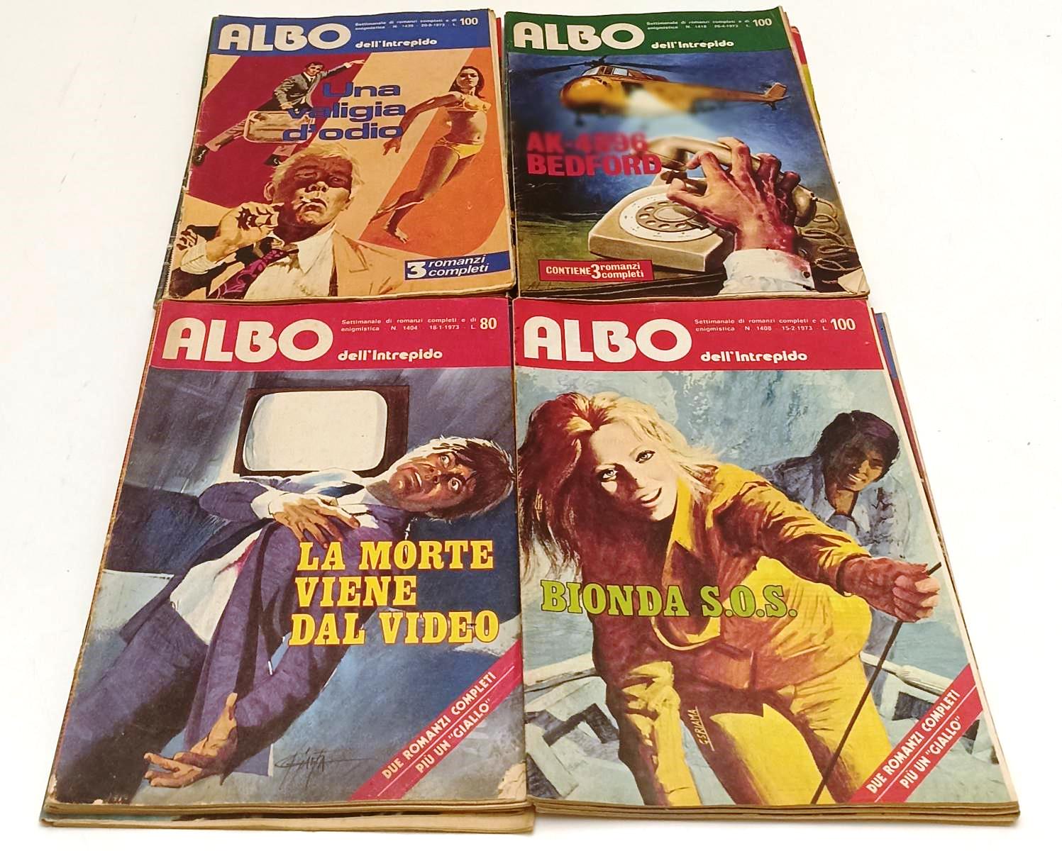 FZ- LOTTO ALBO DELL'INTREPIDO 1973 18 NUMERI -- UNIVERSO -- S - N24