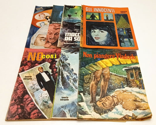 FZ- LOTTO INSERTI INTREPIDO ROMANZO VERITA' 18 ALBI - ANNI '60/'70 - Z25