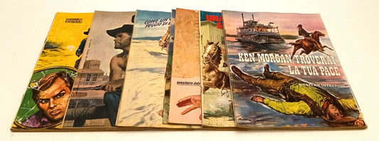 FZ- LOTTO INSERTI INTREPIDO WESTERN 17 ALBI - ANNI '60/'70 - Z25