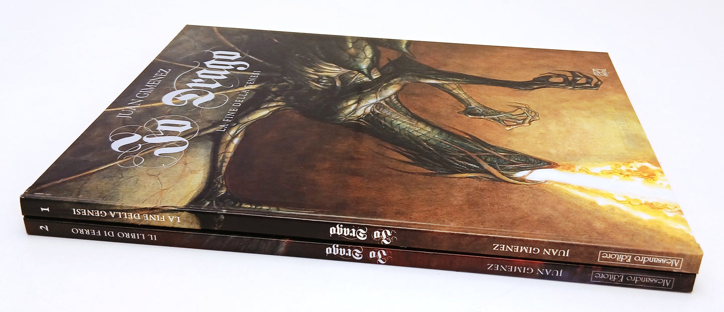 FV- IO DRAGO VOLUMI 1/2 CARTONATI - JUAN GIMENEZ - ALESSANDRO ED. -- C- Z25