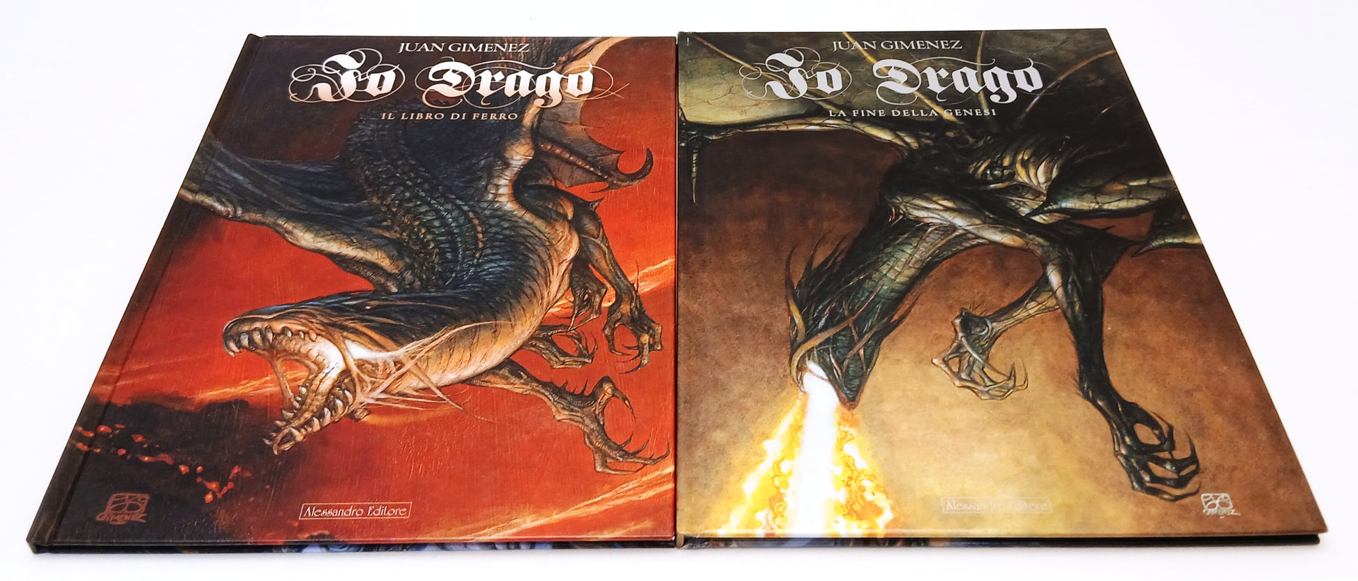 FV- IO DRAGO VOLUMI 1/2 CARTONATI - JUAN GIMENEZ - ALESSANDRO ED. -- C- Z25