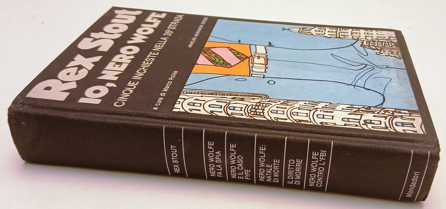 LG- IO NERO WOLFE - REX STOUT - MONDADORI - OMNIBUS GIALLI- 1a ED.- 1983- C- XFS