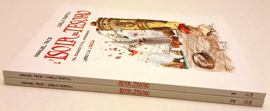 L'isola del tesoro volumi 1/2 - Manuele Pace Carlo Rispoli - Segni d'Autore- B26
