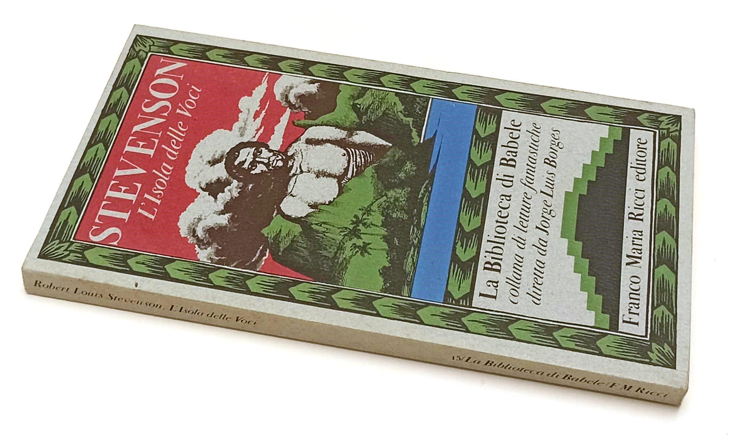 LN- L'ISOLA DELLE VOCI- STEVENSON - FRANCO MARIA RICCI - BIBLIOTECA BABELE- 1981