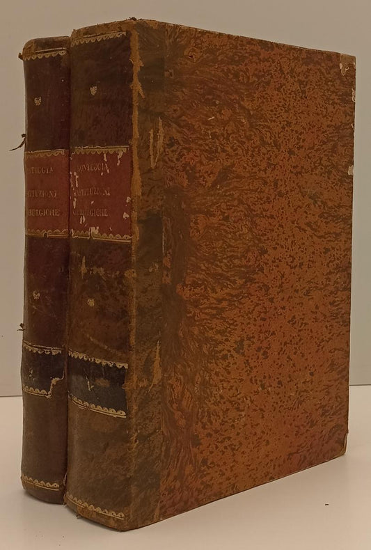 LH- ISTITUZIONI CHIRURGICHE VOLUMI I/II- MONTEGGIA- TRUFFI- 1839/1841- C- XFS203