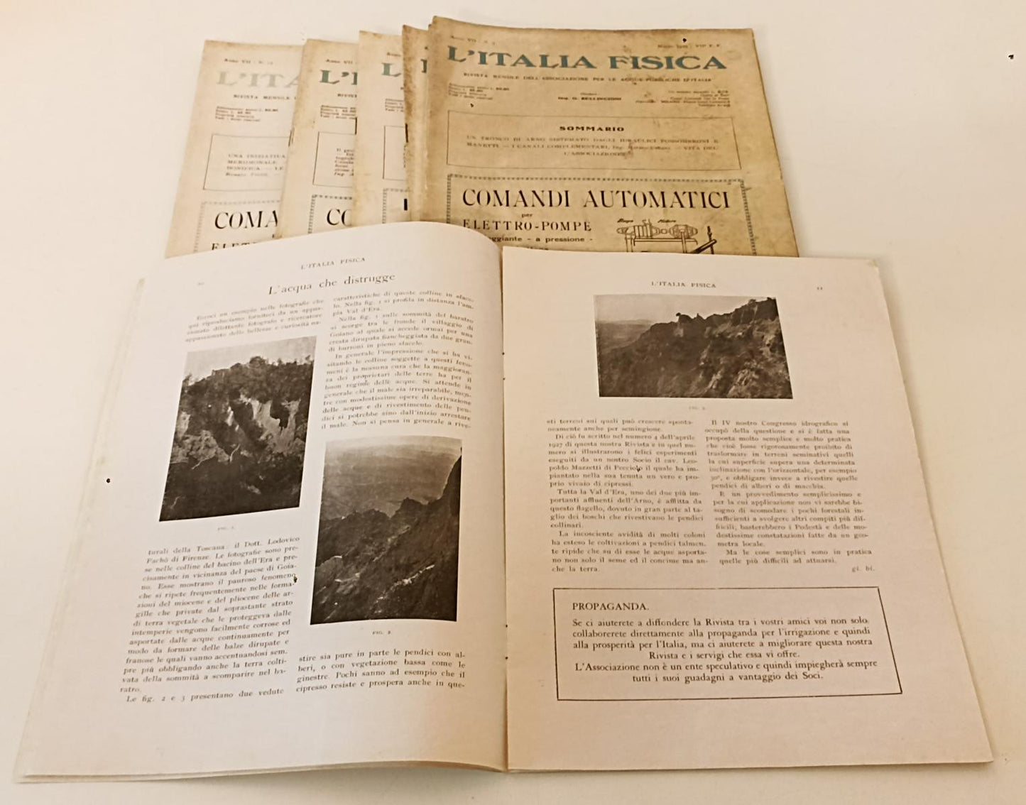 LR- RIVISTA MENSILE L'ITALIA FISICA 1929 1/12 QUASI COMPLETA - 1929 - B - YFS129