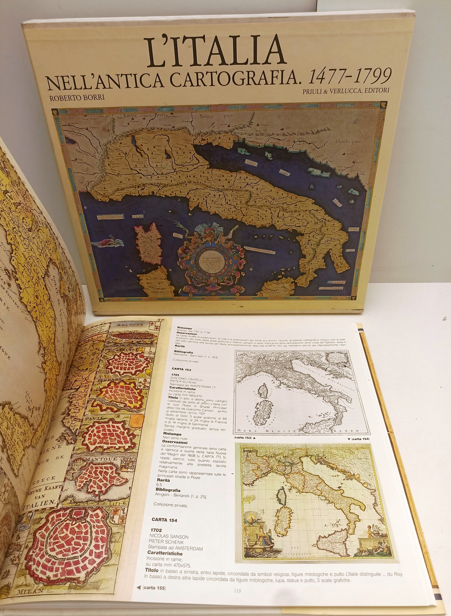 LT- L'ITALIA NELL'ANTICA CARTOGRAFIA 1477 1799 - BORRI - PRIULI VERLUCCA- YFS769