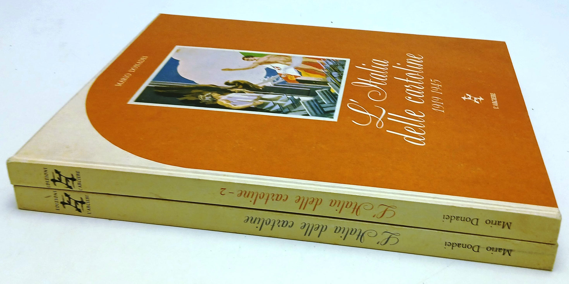 LZ- L'ITALIA DELLE CARTOLINE 2 VOLUMI 1848-1945- MARIO DONADEI- L'ARCIERE-YFS457