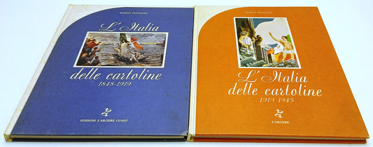 LZ- L'ITALIA DELLE CARTOLINE 2 VOLUMI 1848-1945- MARIO DONADEI- L'ARCIERE-YFS457