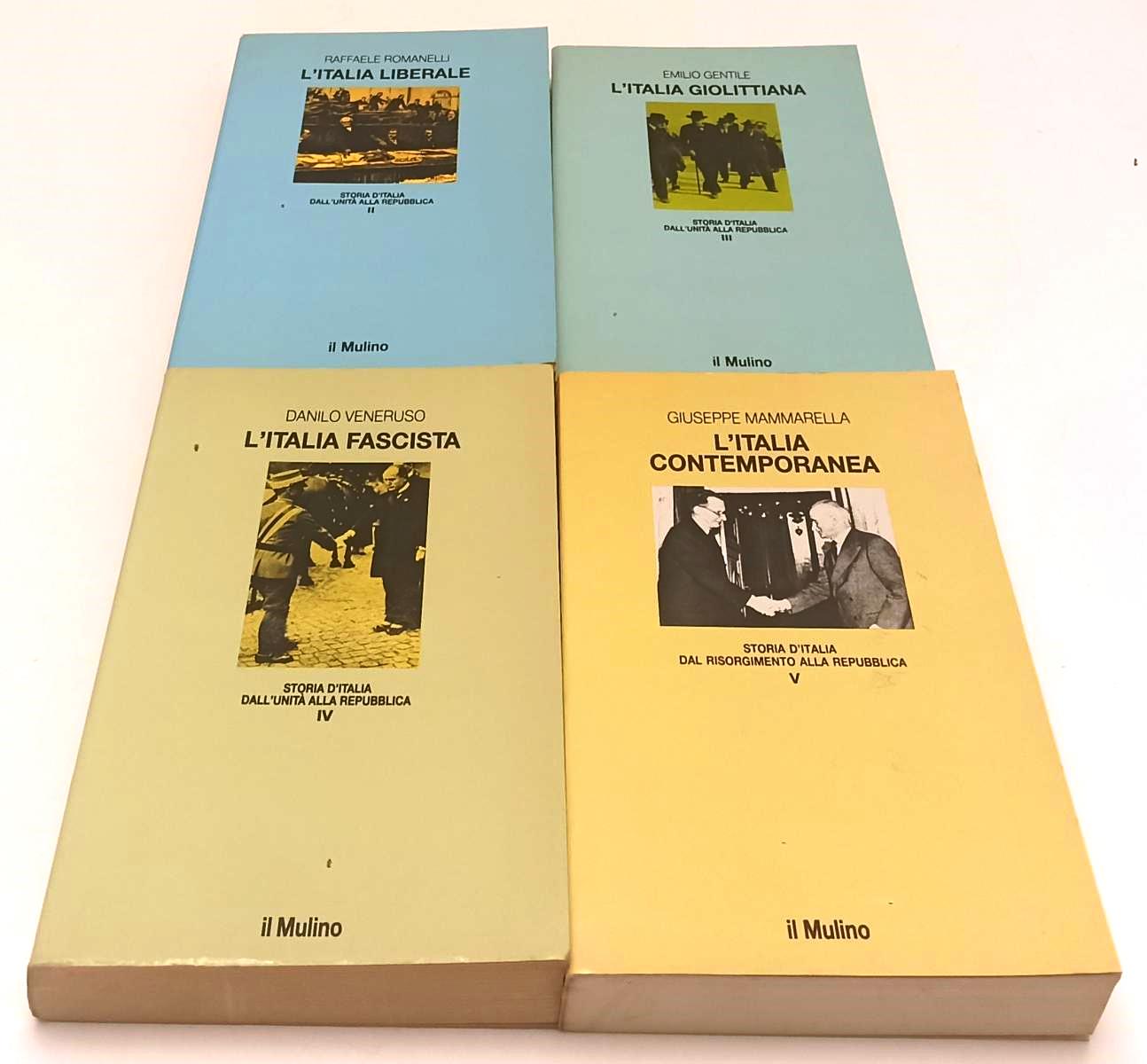 LS- STORIA D'ITALIA UNITA' REPUBBLICA II/V - MAMMARELLA - IL MULINO - B - ZFS163
