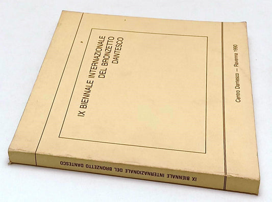 LT- IX BIENNALE INTERNAZIONALE DEL BRONZETTO DANTESCO - 1990 - B - YFS426