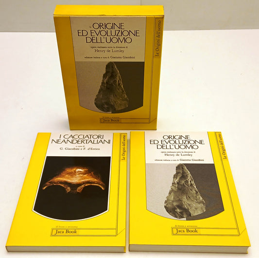 LS- ANTENATI PROGETTO UOMO 2 VOLUMI - HENRY DE LUMLEY - JACA BOOK ---- B- ZFS49