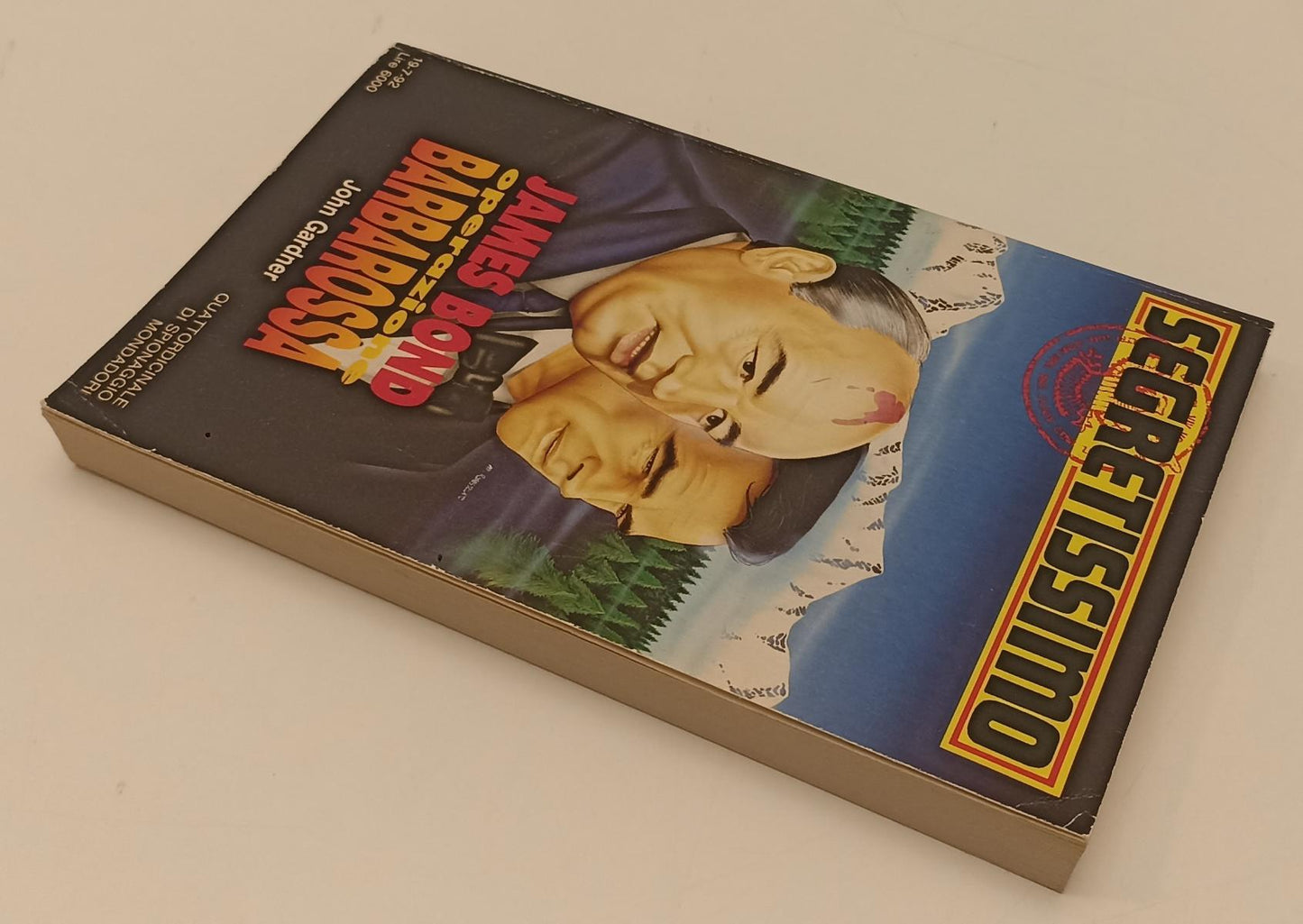 LG- JAMES BOND OPERAZIONE BARBAROSSA- JOHN GARDNER- SEGRETISSIMO- 1992- B-XFS179