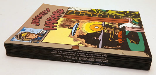 FZ- JOHNNY HAZARD 6 VOLUMI - FRANK ROBBINS - COMIC ART COLLANA REPRINT - B - Z25