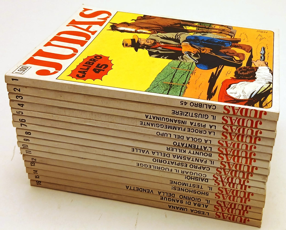 FB- JUDAS 1/16 COLLEZIONE COMPLETA OTTIMI -- DIME PRESS - 1979 - B - H25