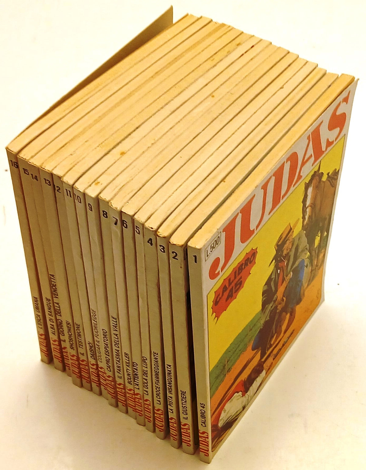 FB- JUDAS 1/16 COLLEZIONE COMPLETA OTTIMI -- DIME PRESS - 1979 - B - H25