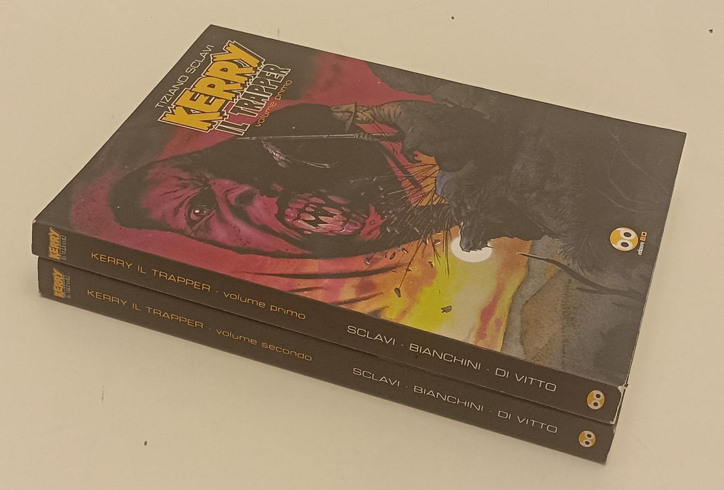 FV- KERRY IL TRAPPER VOLUMI 1/2 - TIZIANO SCLAVI - EDIZIONI BD - 2008 - B - C24