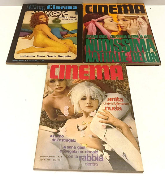 LX- RIVISTA KING CINEMA 2/7 GIUGNO/NOVEMBRE 1969 6 VOLUMI - B - YFS613