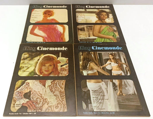 LX- KING CINEMONDE VOL. I 1/8 VIRNA LISI LOLLOBRIGIDA - 1968 /1969 - B- YFS613