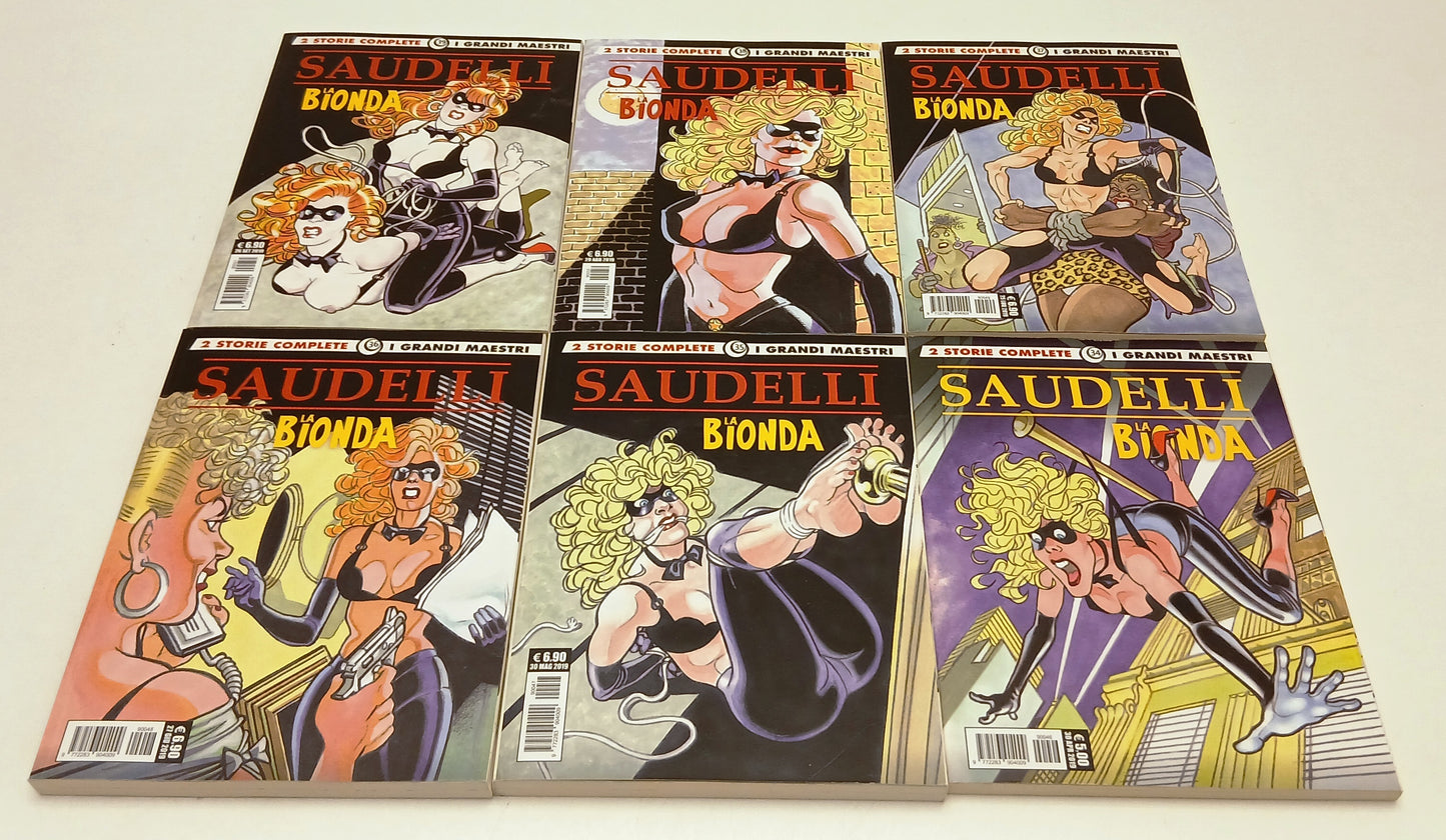 FB- LA BIONDA 1/6 COMPLETA - SAUDELLI - COSMO GRANDI MAESTRI - 2019 - B- Z25