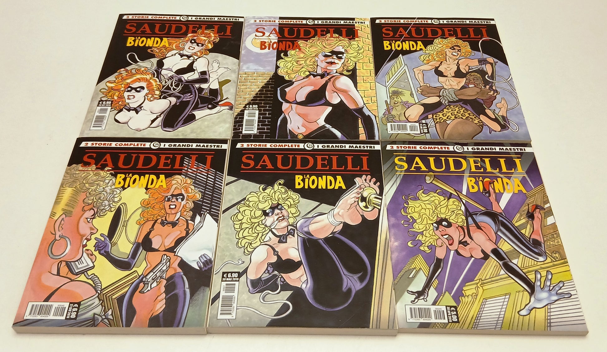 FB- LA BIONDA 1/6 COMPLETA - SAUDELLI - COSMO GRANDI MAESTRI - 2019 - B- Z25