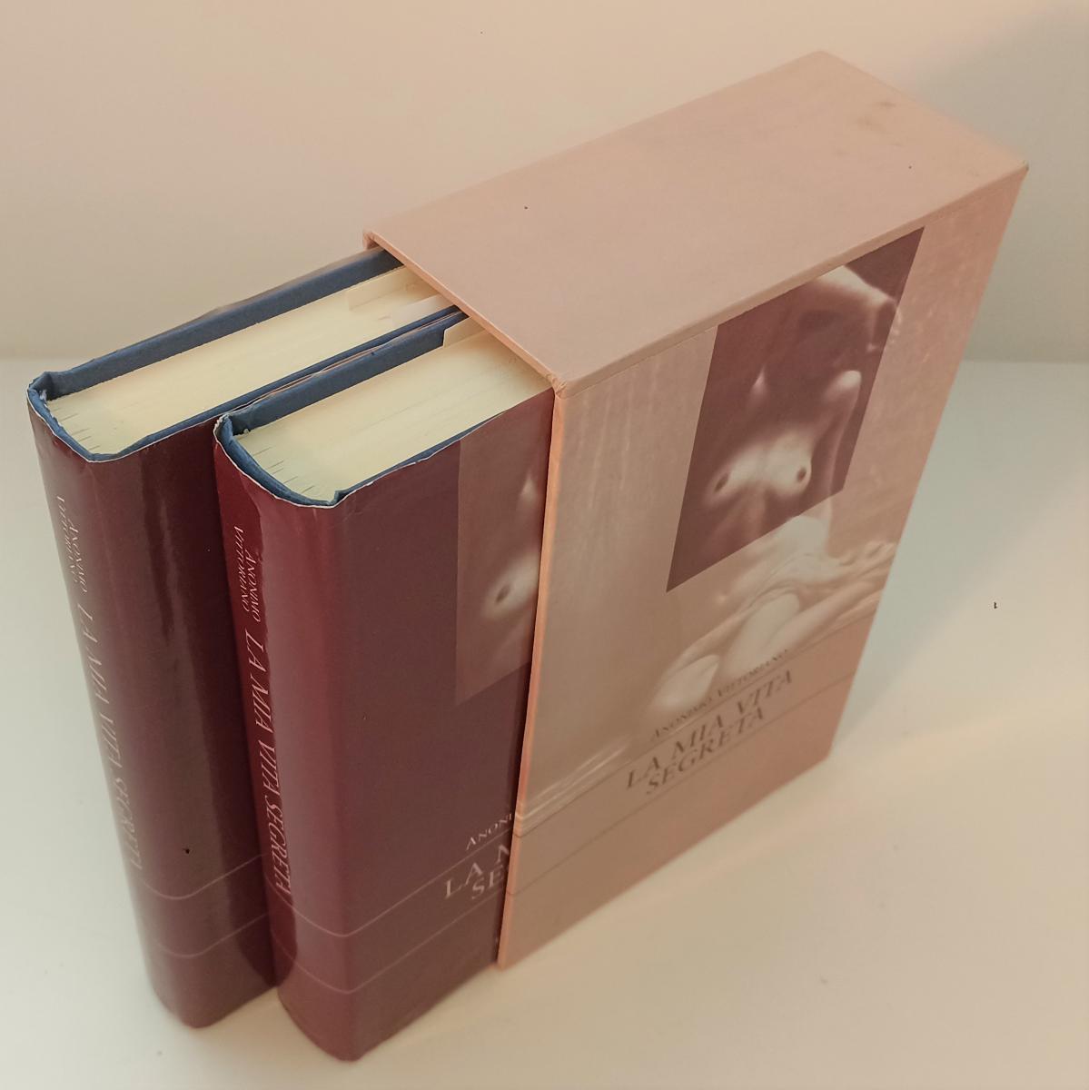 LX- LA MIA VITA SEGRETA COFANETTO 2 VOLUMI- ANONIMO VITTORIANO---- 2002- CS- XFS