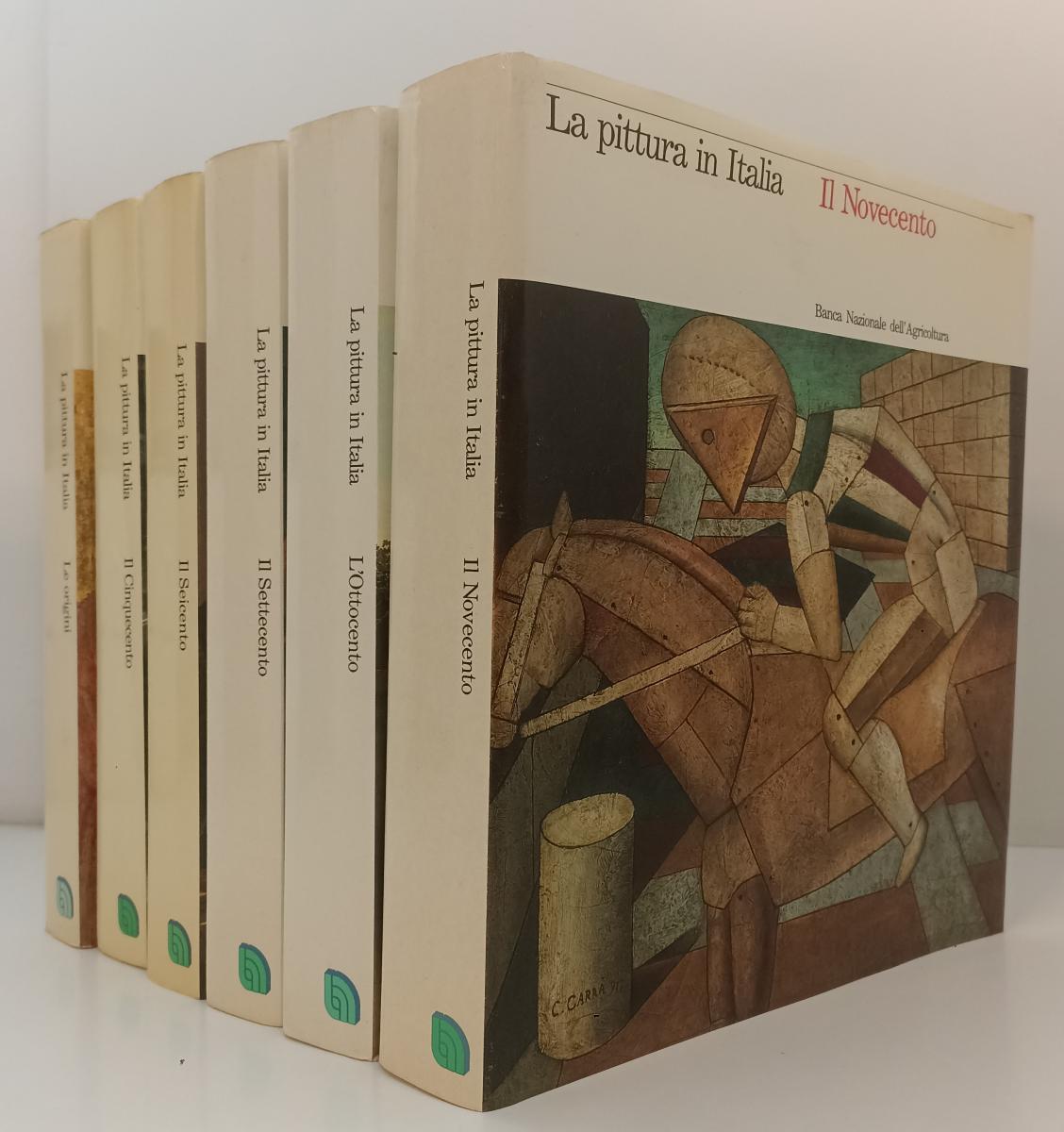 LT- LA PITTURA IN ITALIA 6 VOLUMI -- BANCA NAZIONALE AGRICOLTURA - CS - BLCG20