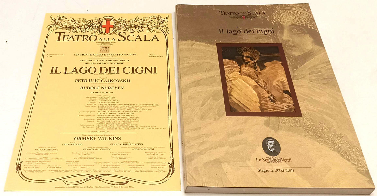 LT- TEATRO ALLA SCALA STAGIONE 2000/2001 IL LAGO DEI CIGNI CIAJKOVSKIJ - YFS977