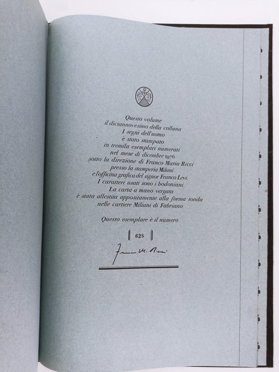 LT- LE CITTA' DELL'AMORE -- FRANCO MARIA RICCI - I SEGNI DELL'UOMO