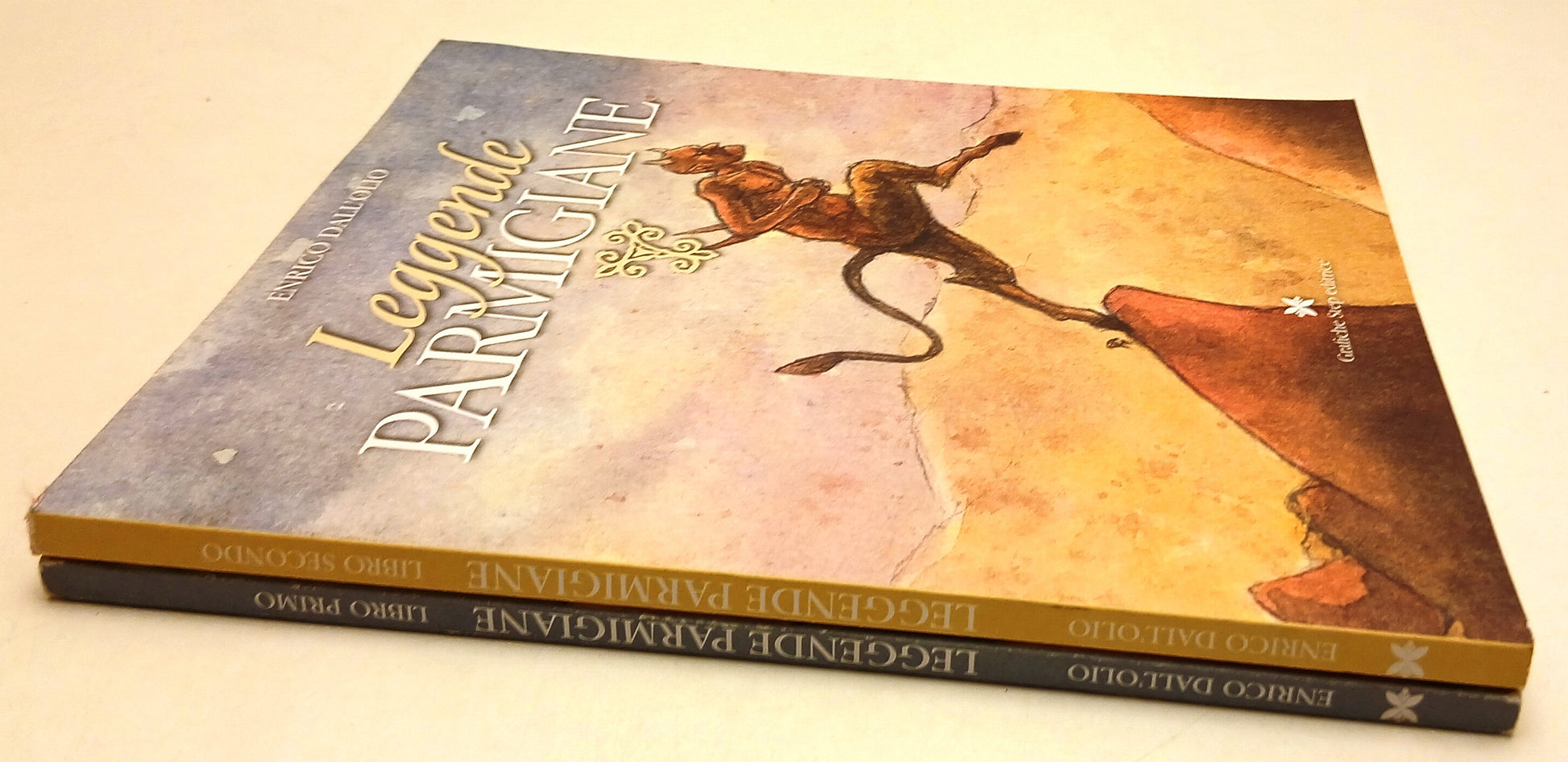 LB- LEGGENDE PARMIGIANE 2 VOLUMI- ENRICO DALL'OLIO CORRADINI- GRAFICHE STEP- WPR