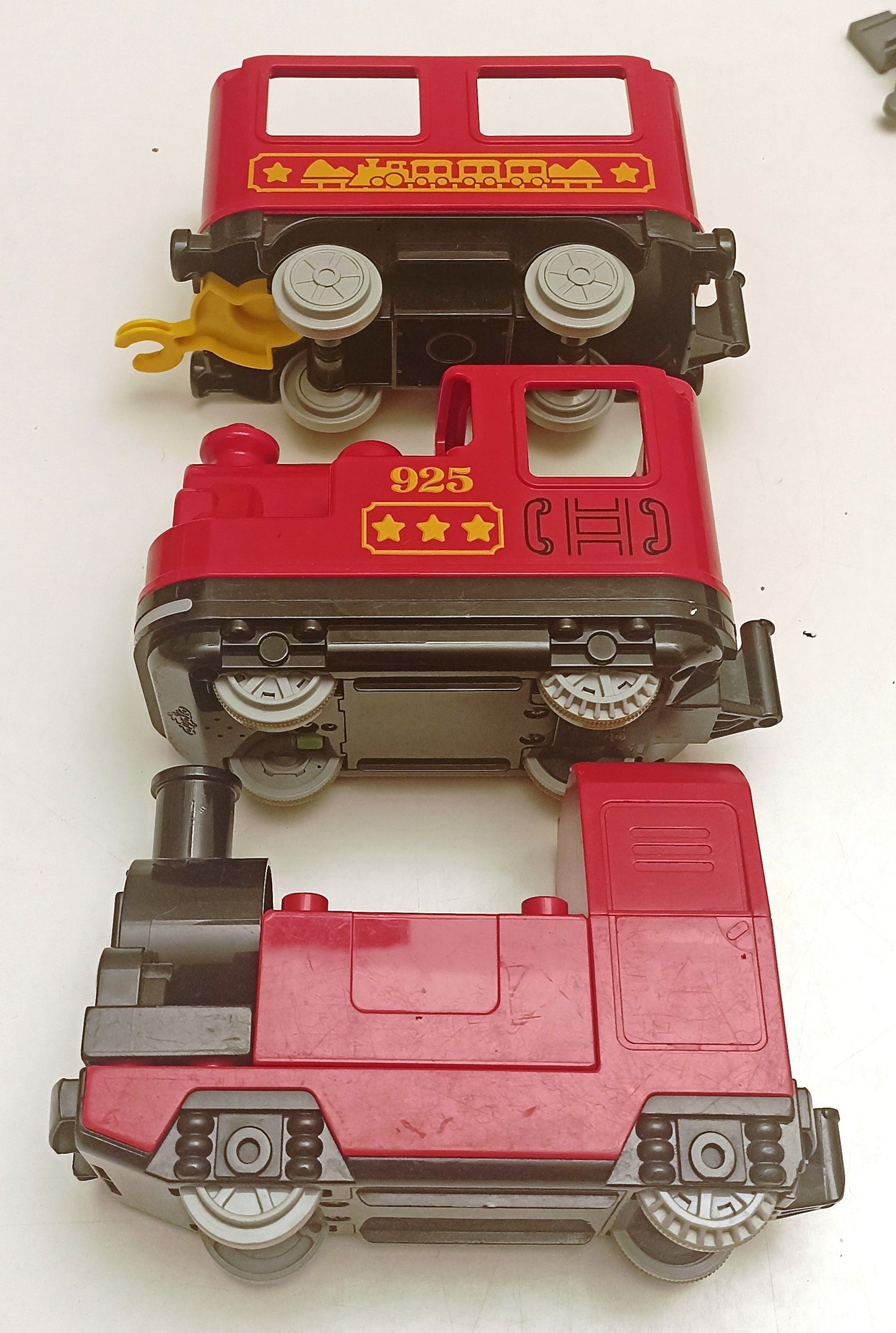 GG- LOTTO TRENO TRENINO LEGO DUPLO A PILE CON ROTAIE SCAMBIO - BLCP10