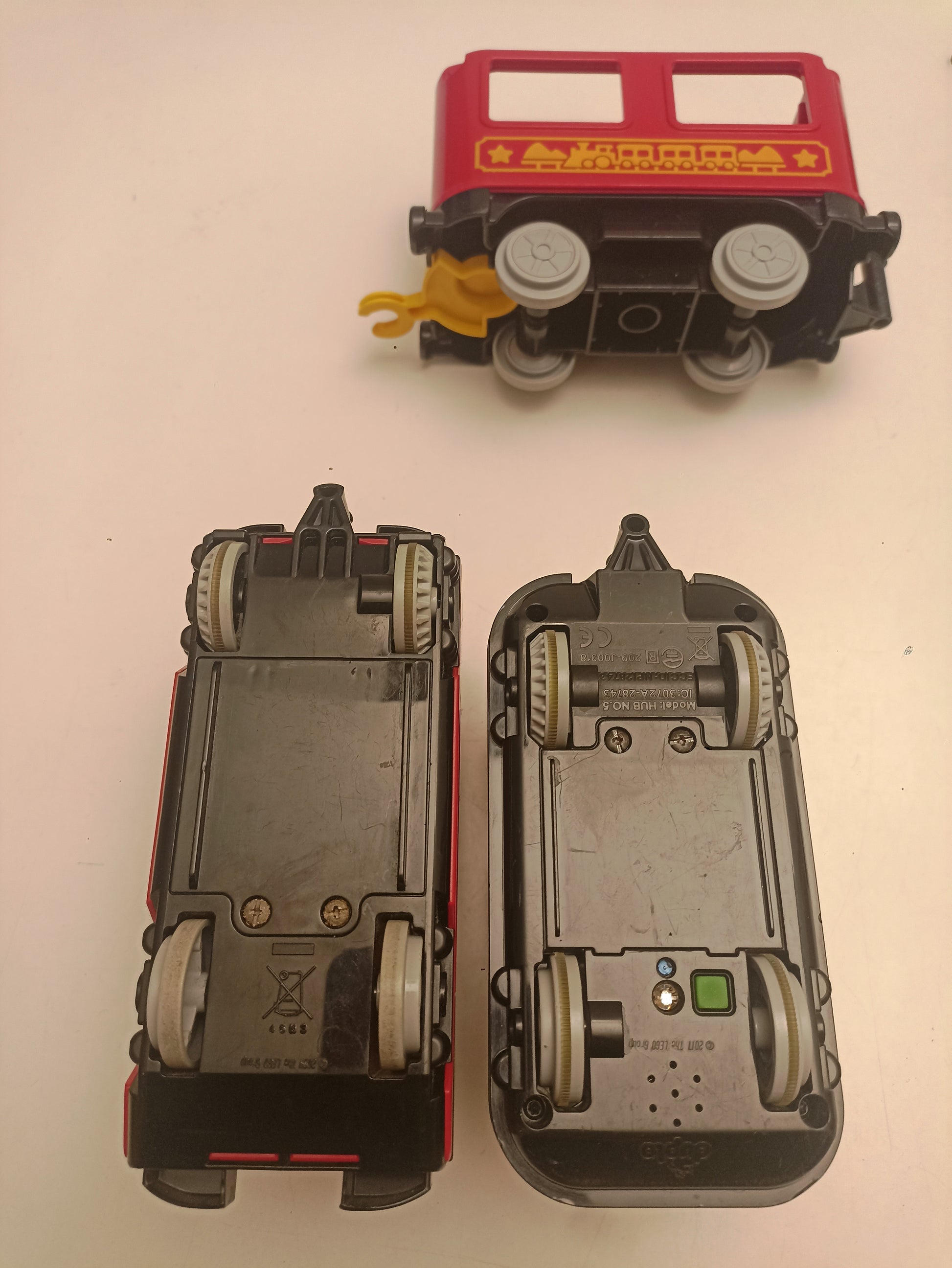 GG- LOTTO TRENO TRENINO LEGO DUPLO A PILE CON ROTAIE SCAMBIO - BLCP10