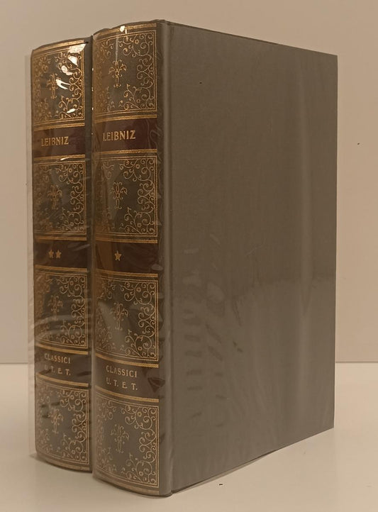 LS- SCRITTI FILOSOFICI VOLUMI 1/2 - LEIBNIZ- UTET- CLASSICI FILOSOFIA--- CS- XFS