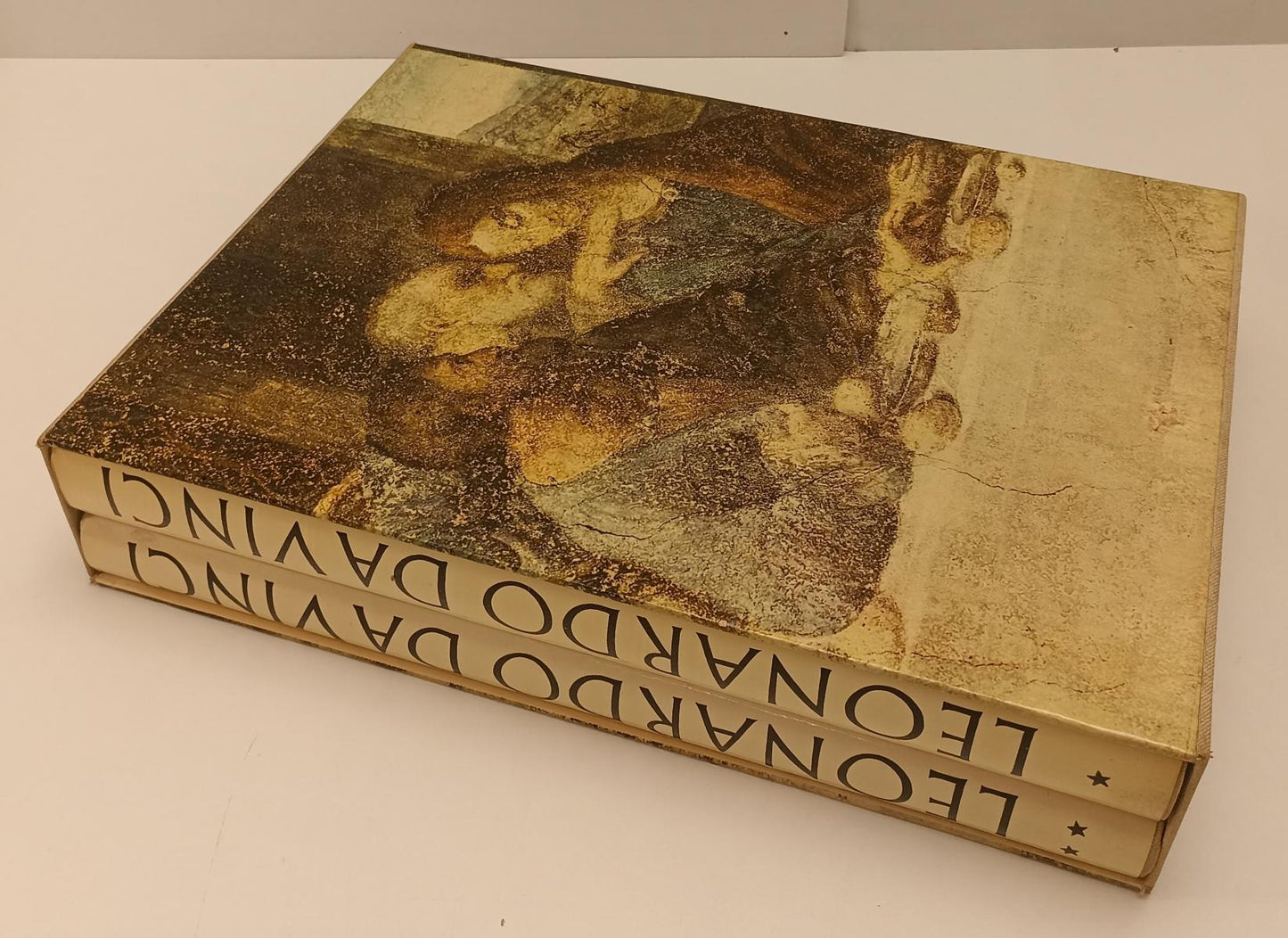 LT- LEONARDO DA VINCI COFANETTO 2 VOLUMI -- DE AGOSTINI --- 1962 - CS - ZFS319