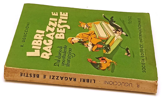LIBRI RAGAZZE E BESTIE DIARIO STUDENTE RAGAZZINO - UGUCCIONI- SEI- B- XFS105