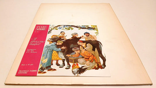 LB- FIABE SONORE N.19 IL LIBRICCINO MAGICO + disco 45 giri - FABBRI - RVSa741