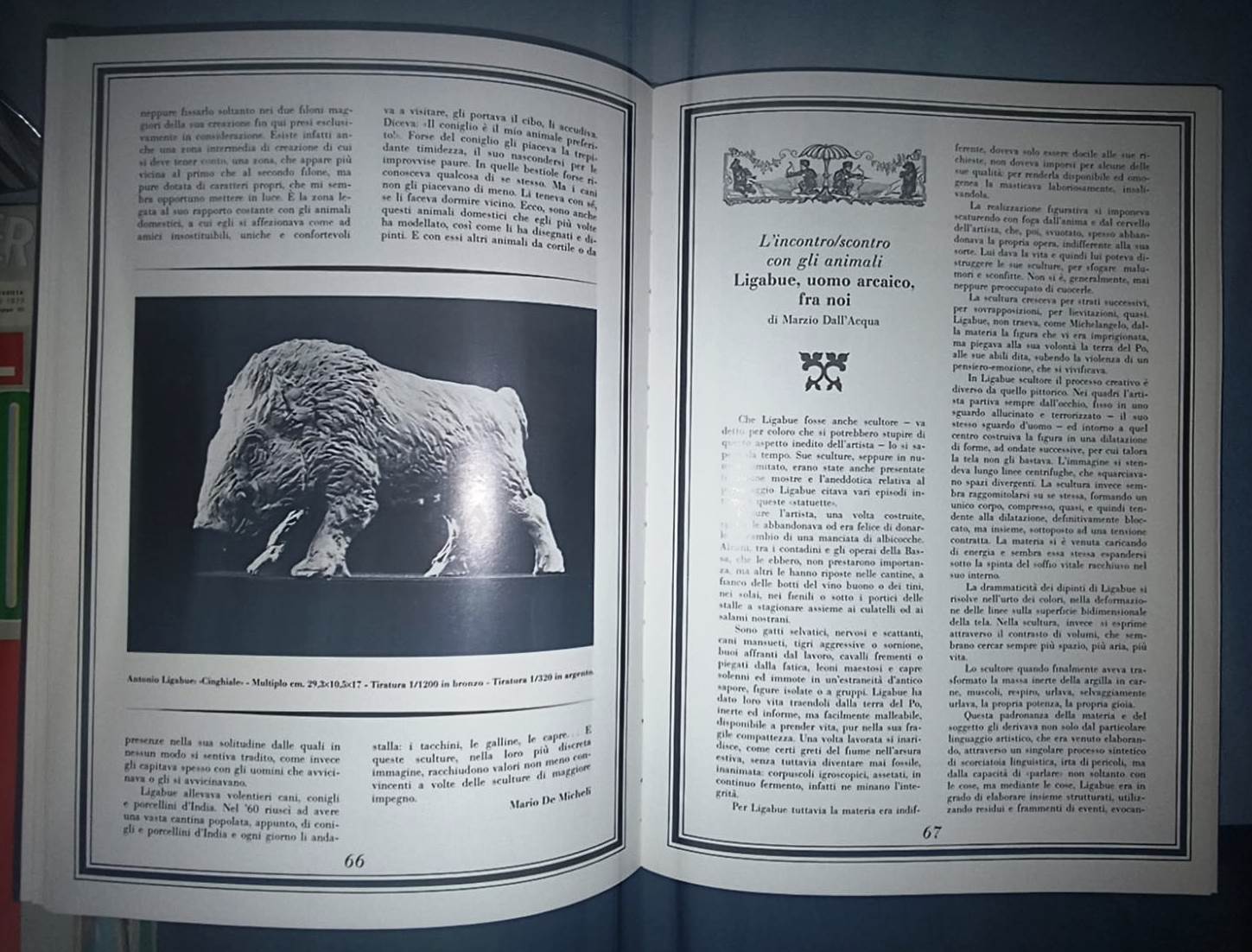 LT- ANTONIO LIGABUE 1899/1965 CATALOGO MOSTRA - AGOSTA TOTA ---- 1980- C- YFS916